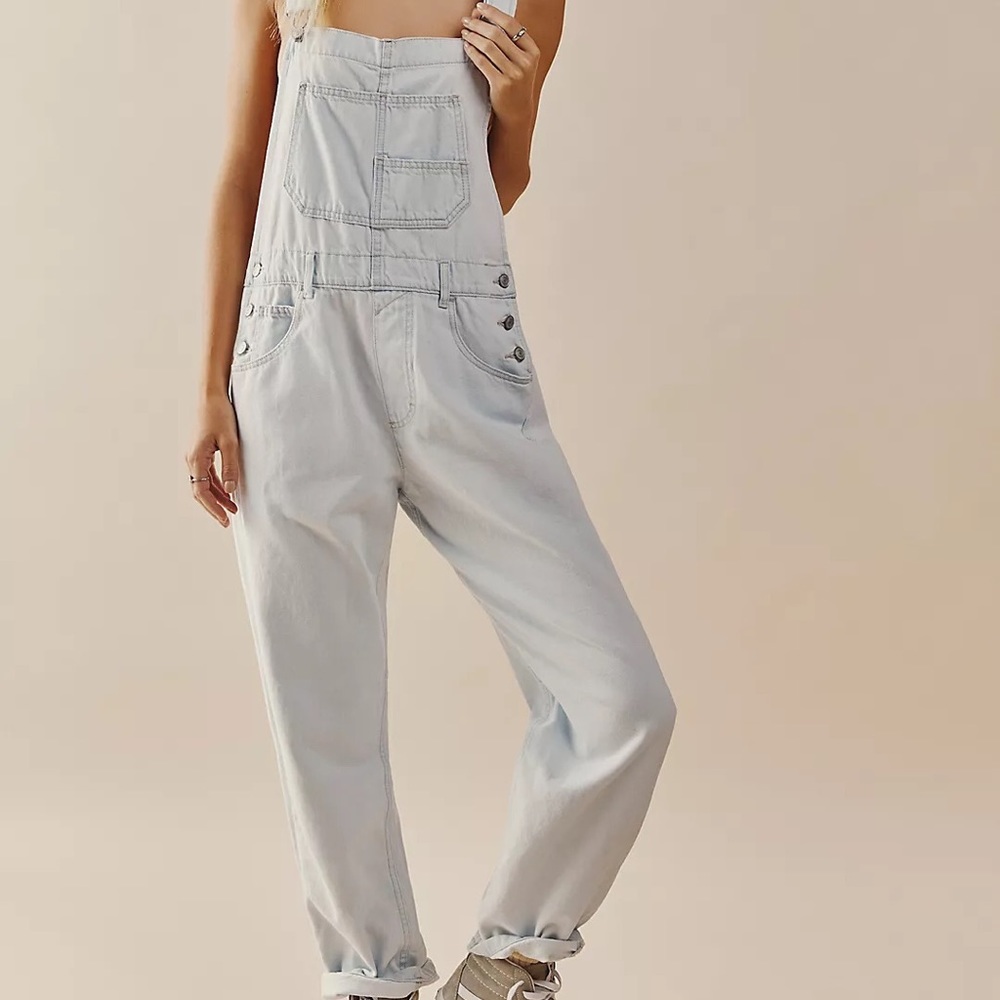 SOLD Free people ziggy denim overalls - Picture 1 of 2